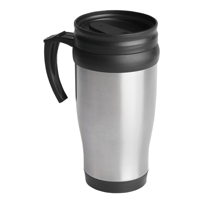 450ml Travel Mug - Silver