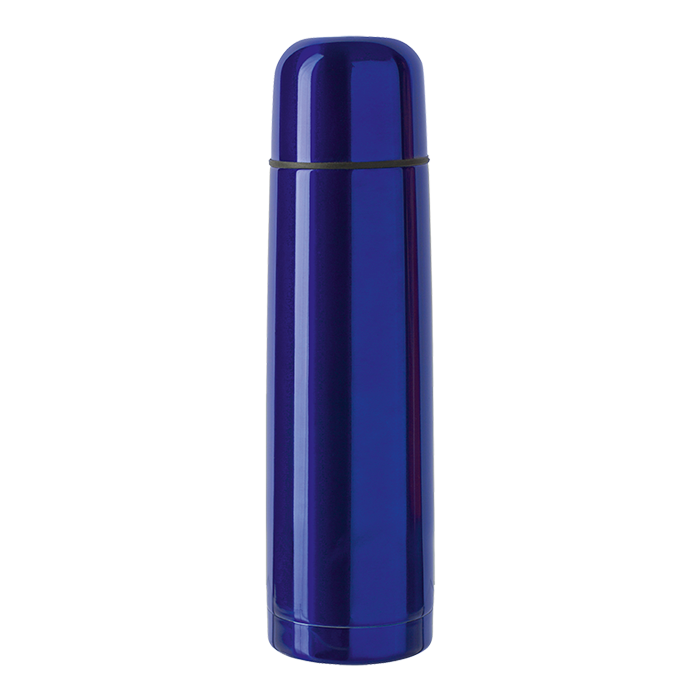500ml Coloured Vacuum Flask - Cobalt Blue