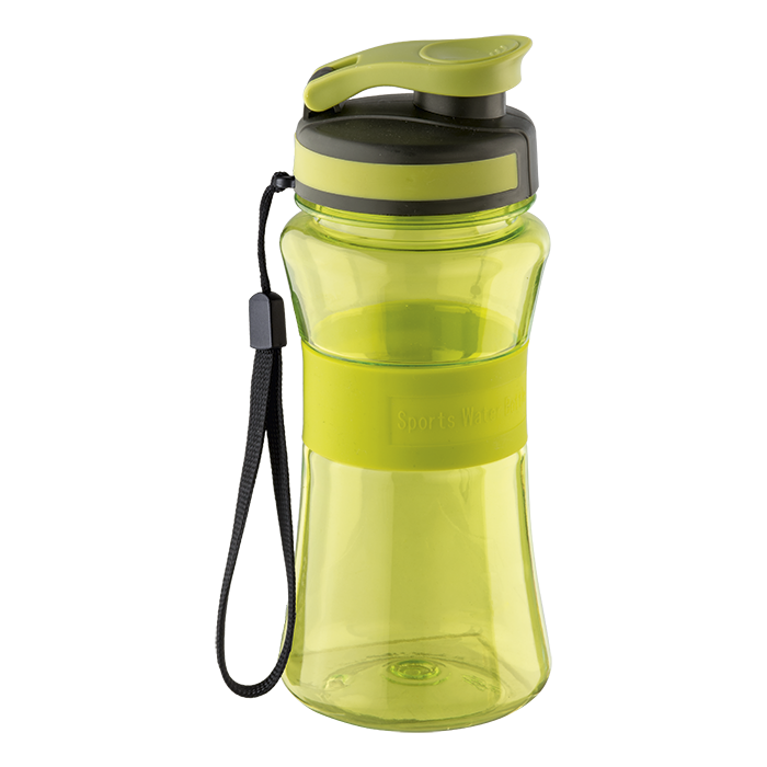500ml Silicone Band Water Bottle - Green