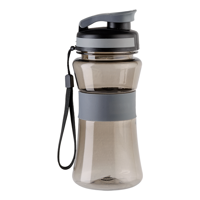 500ml Silicone Band Water Bottle - Smoke