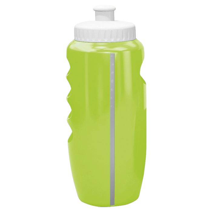 500ml Visi Stripe Cross Train Water Bottle - Lime Green