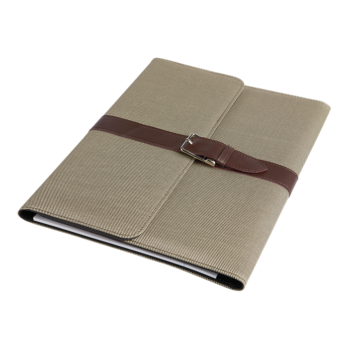 Out of Africa A4 Notebook - Khaki