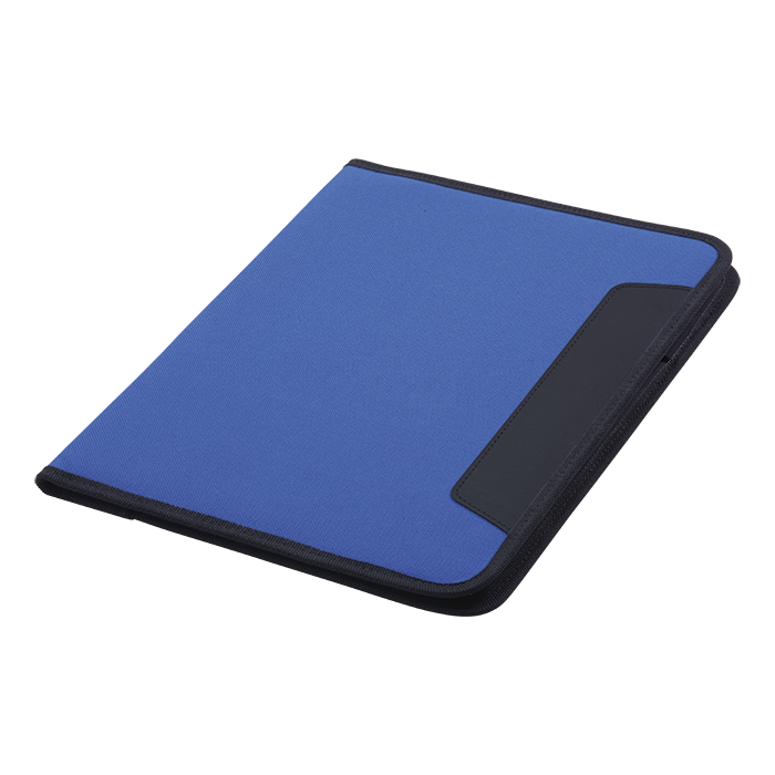 600D A4 Folder with Inner Pocket - Blue
