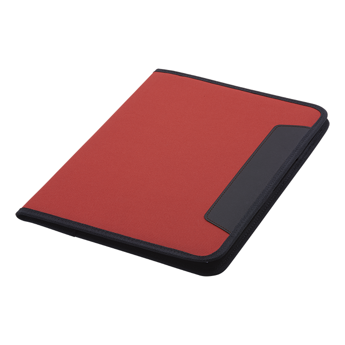 600D A4 Folder with Inner Pocket - Red
