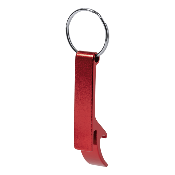 Stiked Bottle Opener Keyring - Red