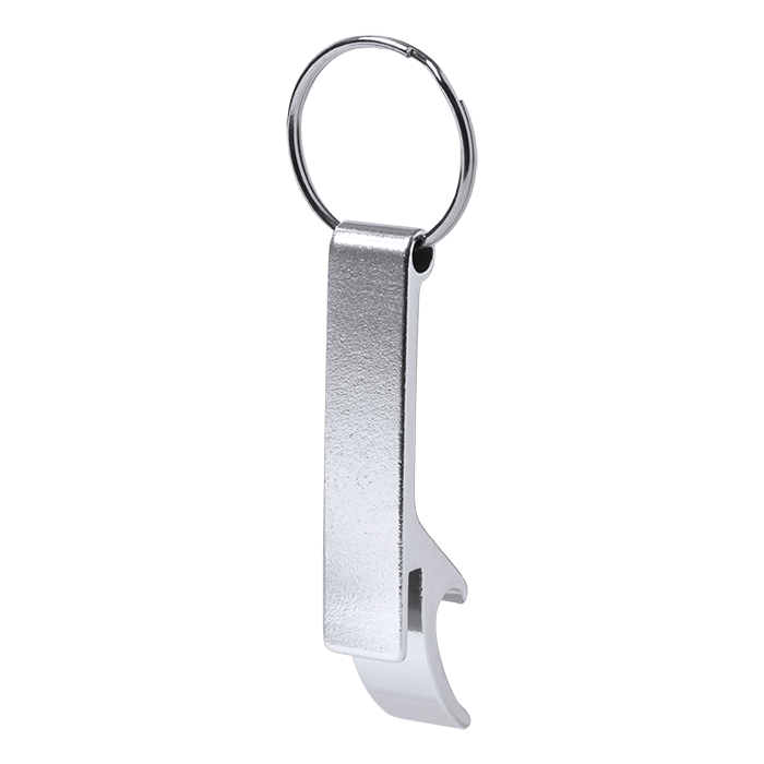Stiked Bottle Opener Keyring - Silver