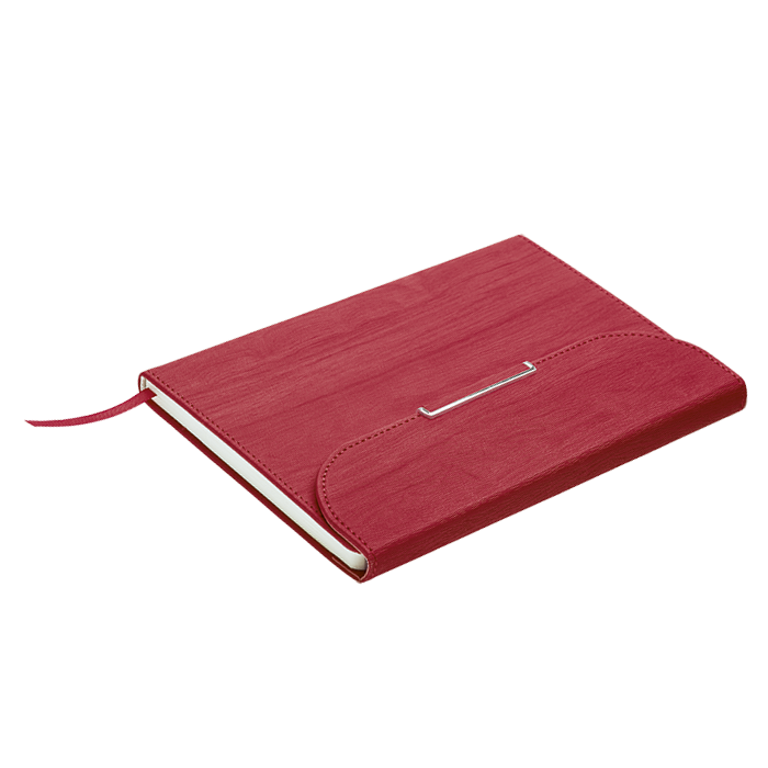 A5 Clutch Handbag Designed Notebook - Dark Pink