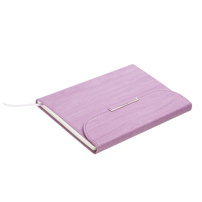 A5 Clutch Handbag Designed Notebook - Lilac