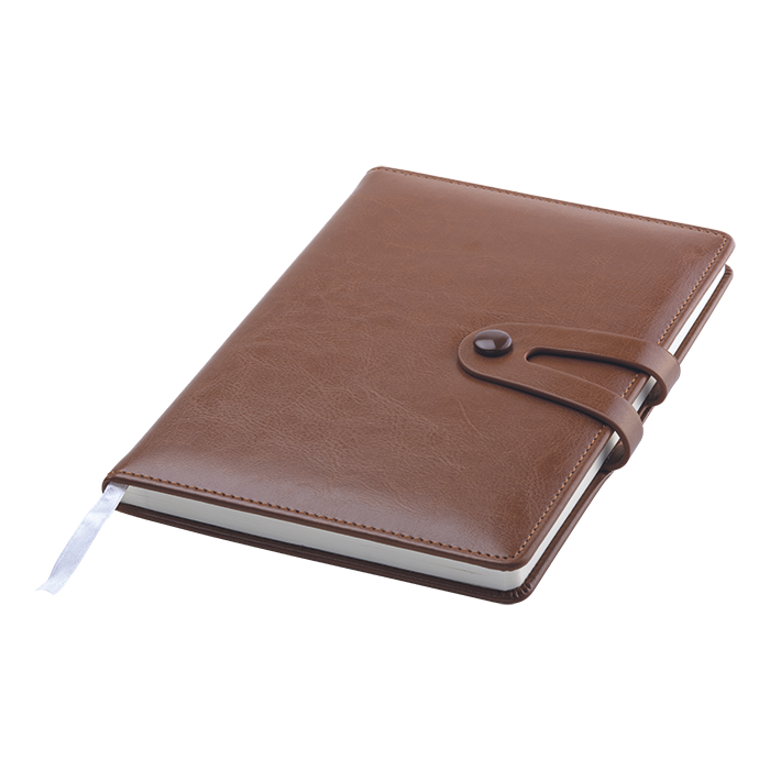 Exclusive Double Strap Design Notebook - Brown