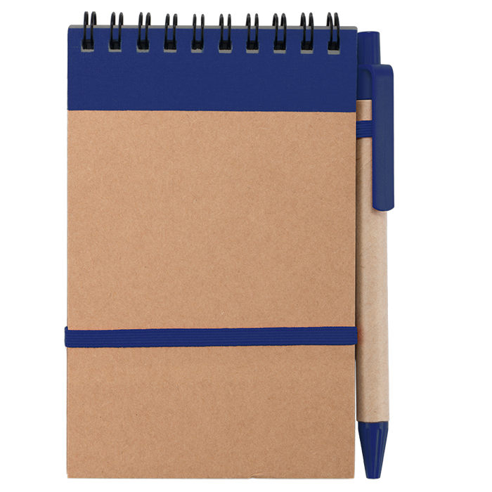 Ecocard A6 Notebook - Blue