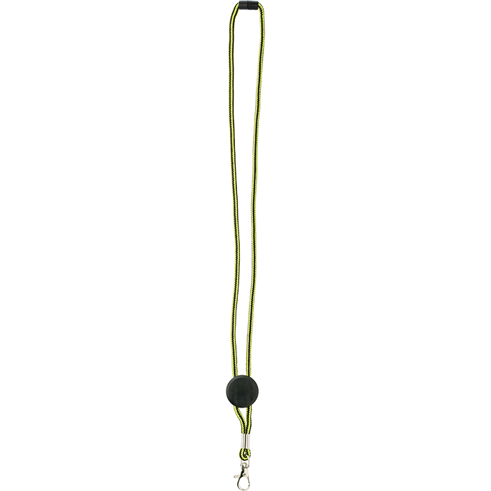 Nylon Lanyard with Metal Hook - Light Green