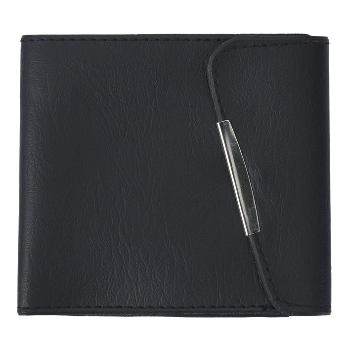 PVC Pinch Wallet - Black