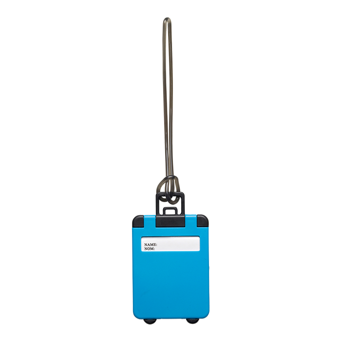 Suitcase Shaped Luggage Tag - Cobalt