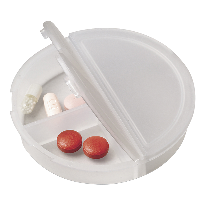 Round 3 Compartment Pill Holder - Neutral