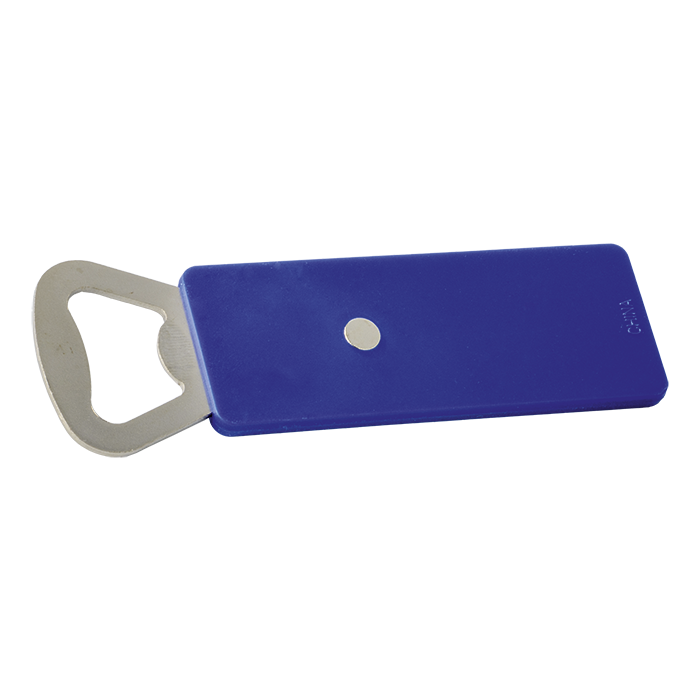Bottle Opener with Magnet - Blue