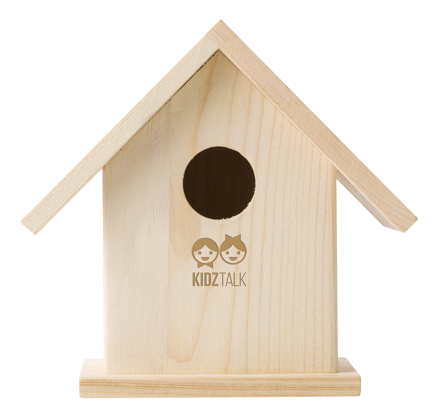 Birdhouse With Painting Set - Brown