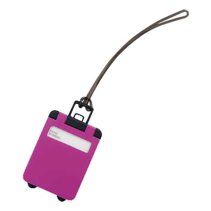 Cloris Luggage Tag - Fuchsia
