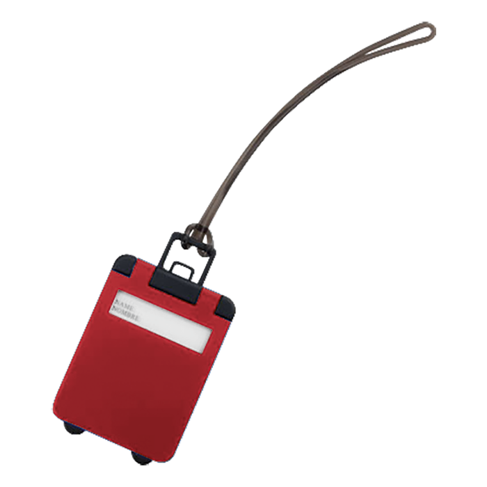 Cloris Luggage Tag - Red