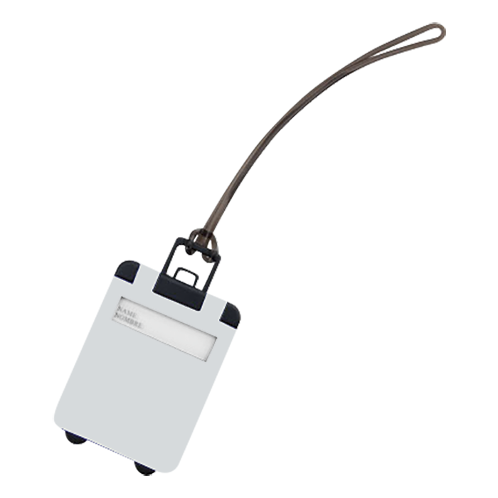 Cloris Luggage Tag - White