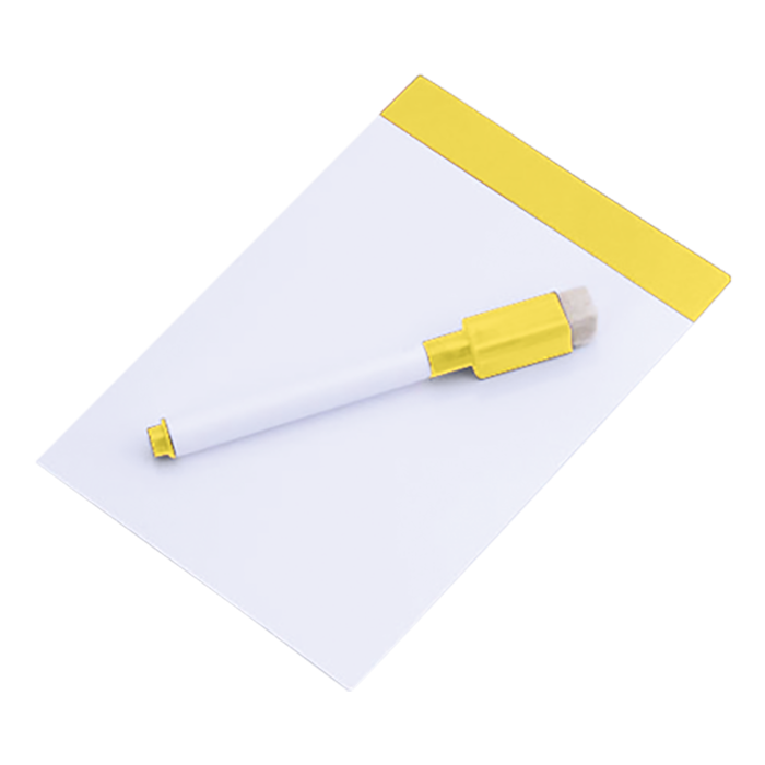 Yupit Magnetic Whiteboard - Yellow