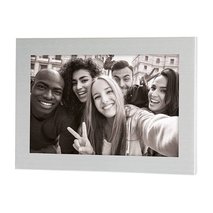 10cm x 15cm Aluminium Photo Frame - Silver