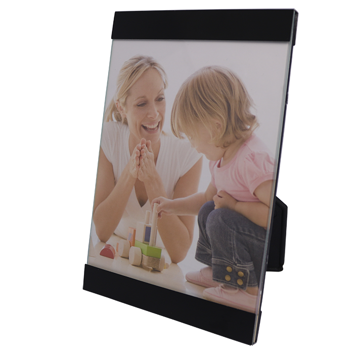 Aluminium Clip Photo Frame - Black