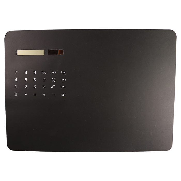 Mouse Pad with Calculator - Black