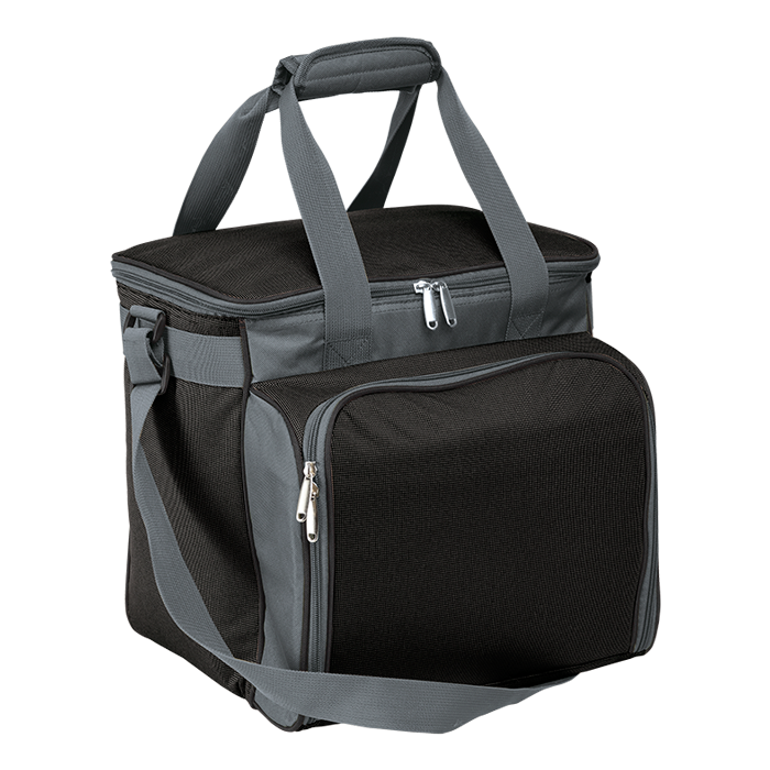 4 Person Picnic Cooler - Black/Grey