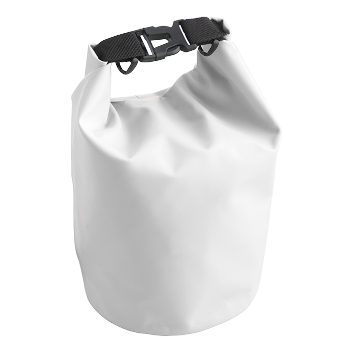 PVC Waterproof Beach Bag - White