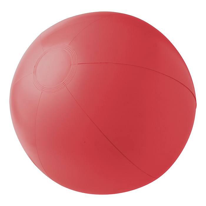Solid Colour Inflatable Beach Ball - Red