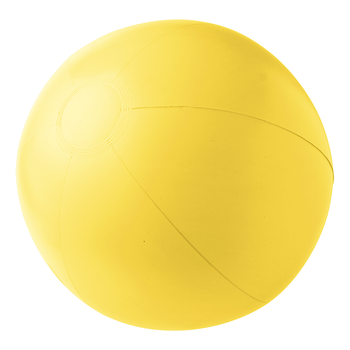 Solid Colour Inflatable Beach Ball - Yellow