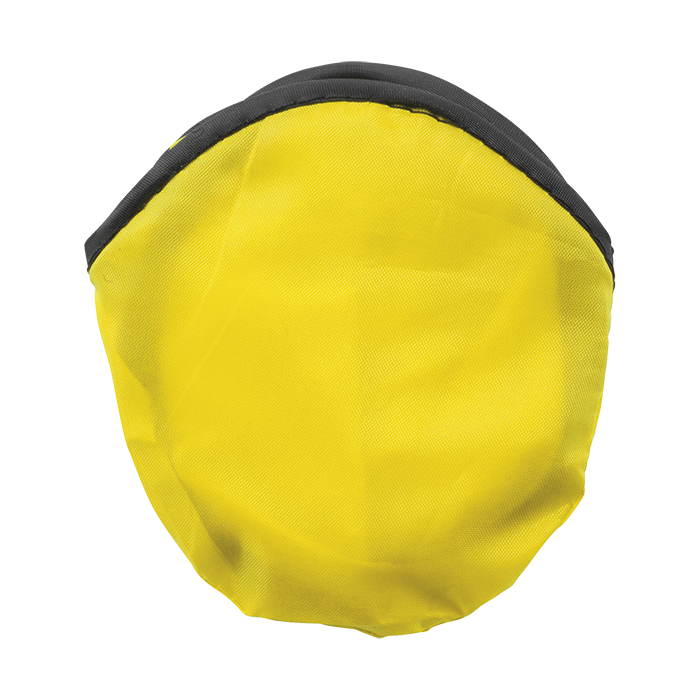 Foldable Frisbee in Pouch - Yellow
