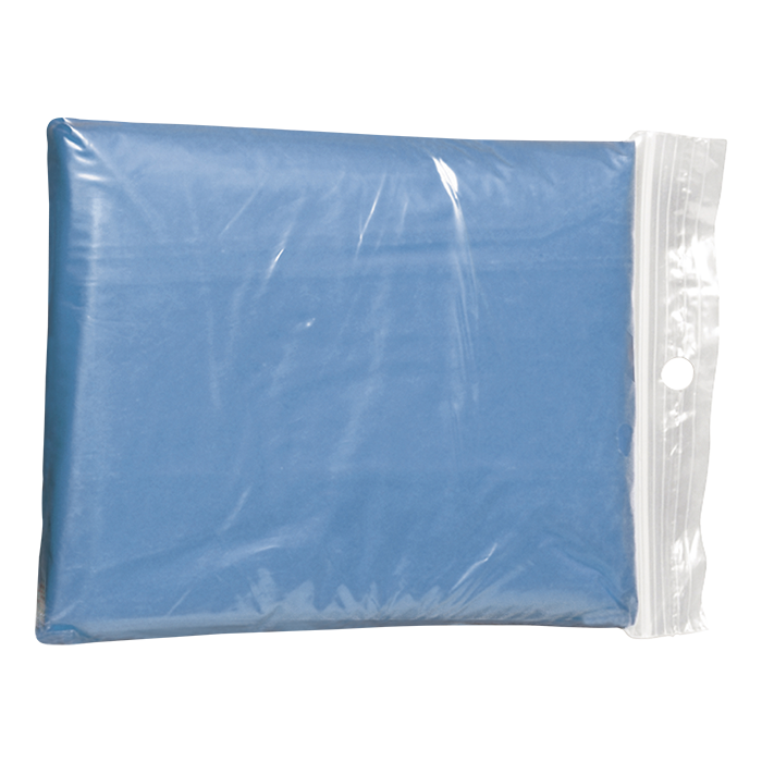 Translucent PVC Poncho - Pale Blue