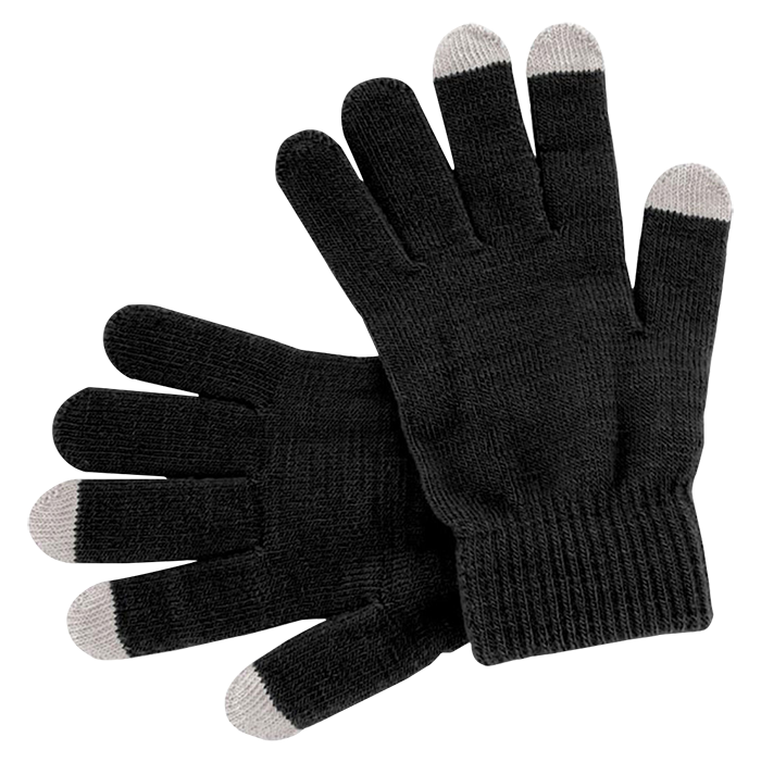 Actium Touchscreen Gloves - Black