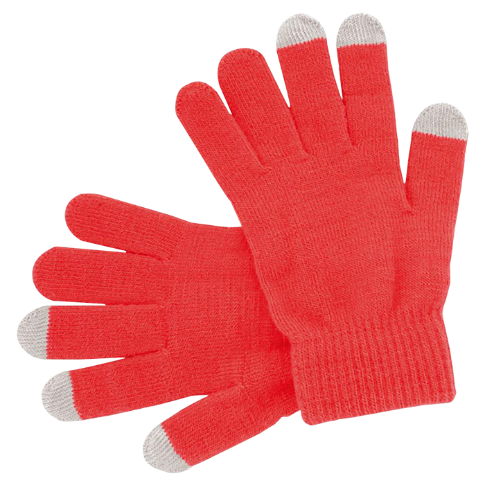 Actium Touchscreen Gloves - Red