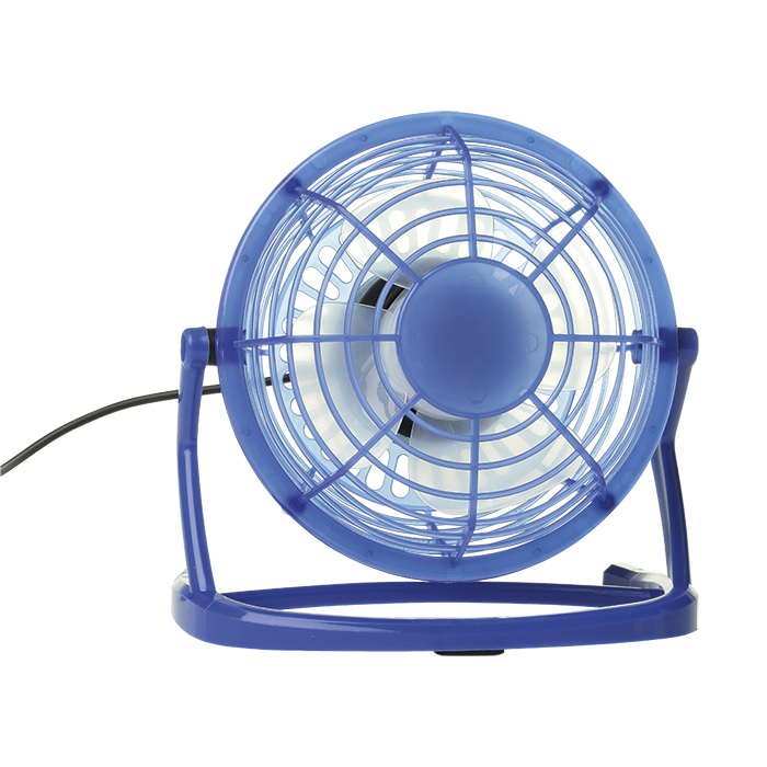 USB Desk Fan - Blue
