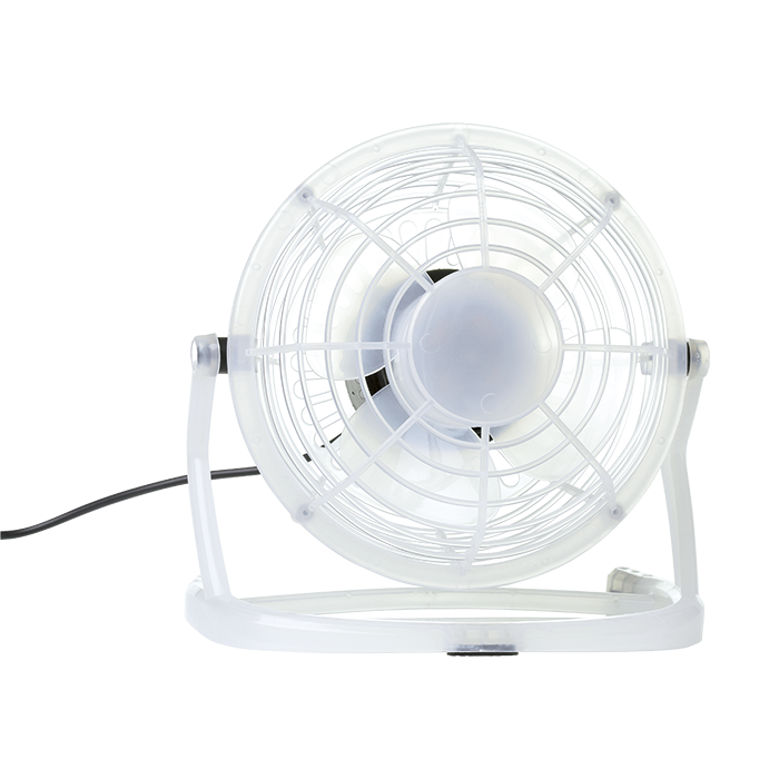 USB Desk Fan - Clear