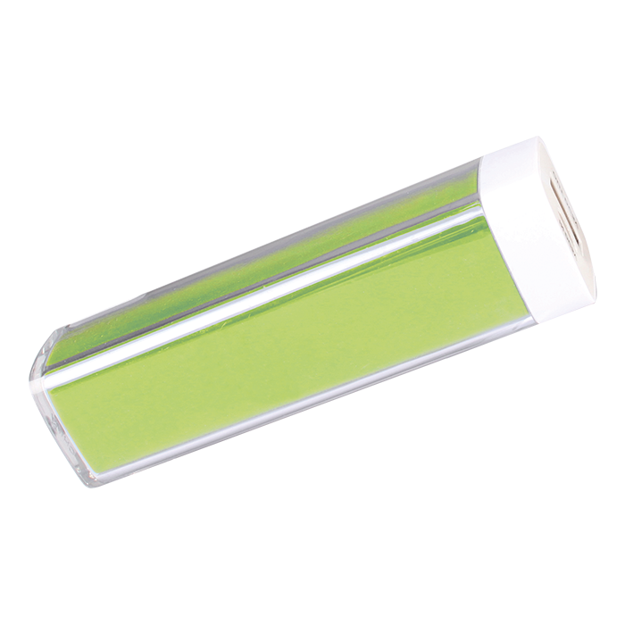 Plastic 2200 mAh Powerbank - Lime