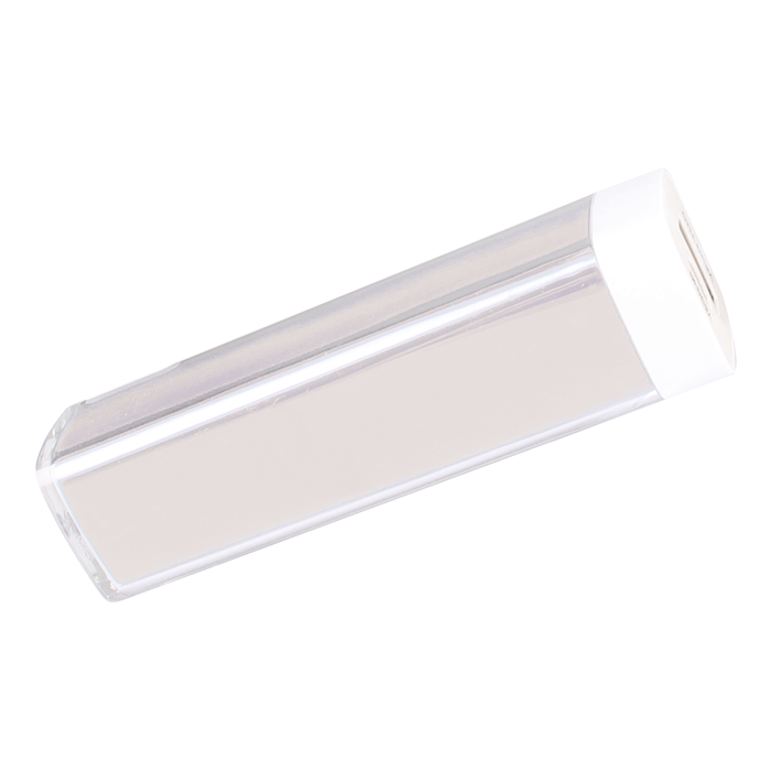 Plastic 2200 mAh Powerbank - White