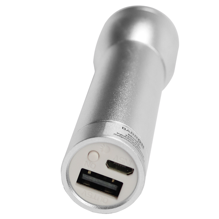 Torch Powerbank 2200 mAh - Silver