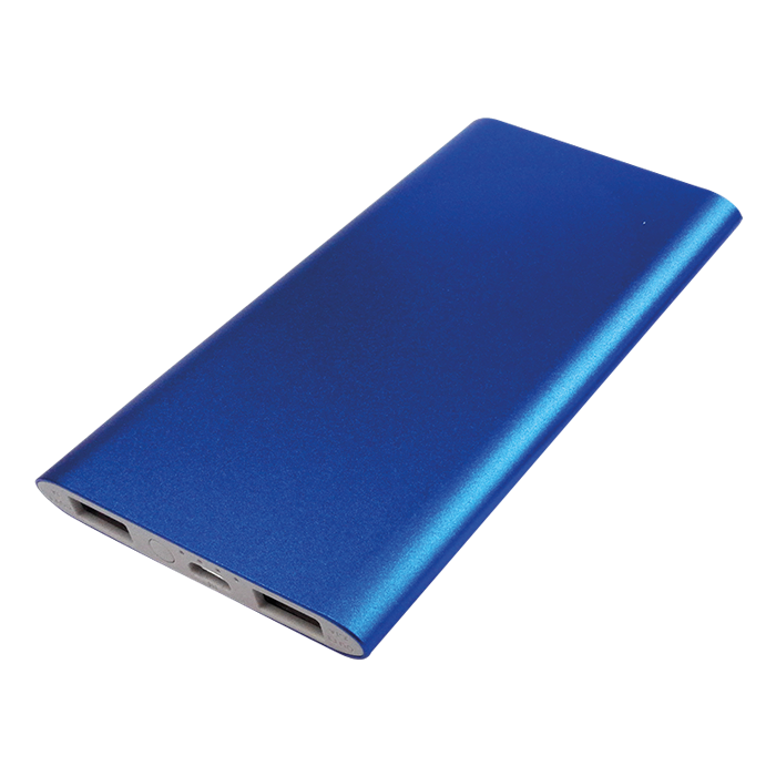 Slim Aluminium 4000 mAh Powerbank - Blue