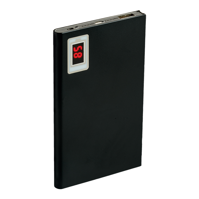 Powerbank with Battery Indicator 4000 mAh - Black