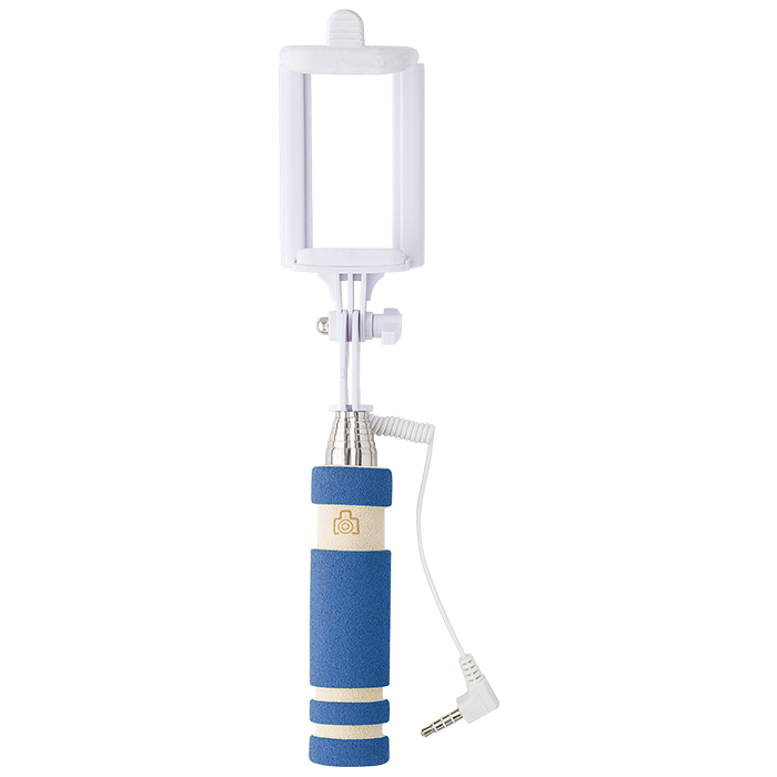Selfie Stick with Foam Handle - Blue