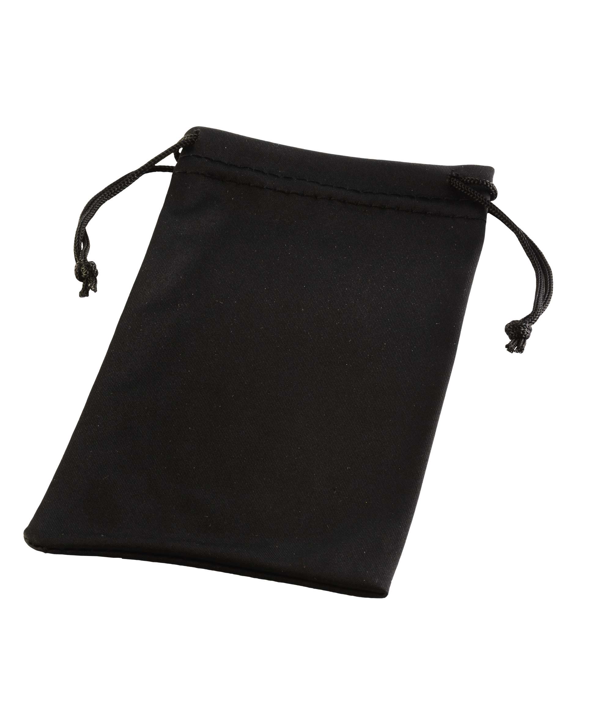 Foldable Headphones in Fabric Bag - Black
