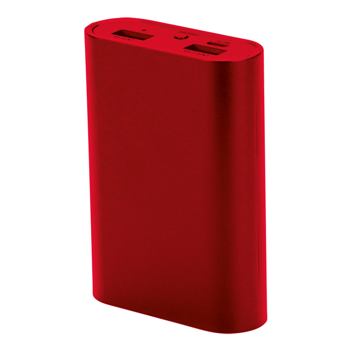Logo Light Up Power Bank 6000 mAh - Red