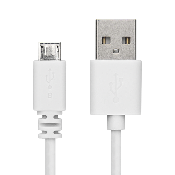 Snug Micro USB Cable - White