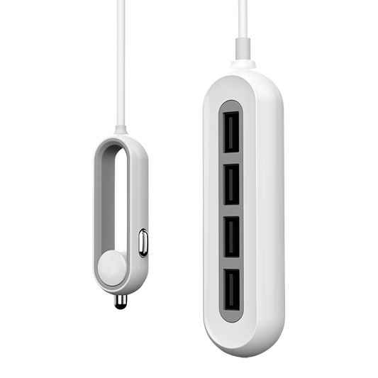 Whizzy 4 Port USB Car Charger