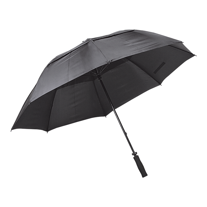 8 Panel Golf Umbrella - Black