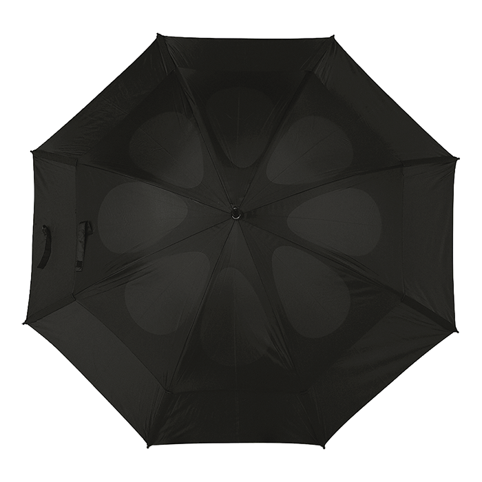 Storm Proof Vented Umbrella - Black