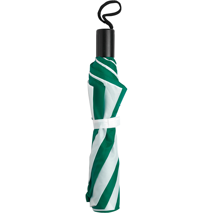 Manual Foldable Umbrella - Green/White